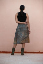 Arnkerrth Blue Wrap Skirt